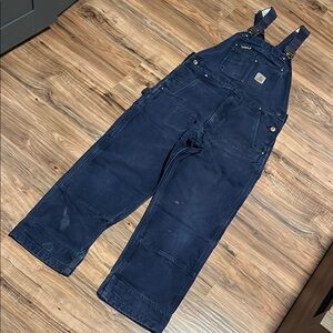 Carhartt Dark Blue Work Overalls